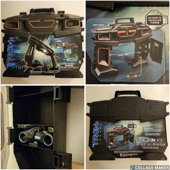 Disney TRON Legacy Recognizer Playset Case Series 1 - Light Cycle Action Figure - Picture 2 of 15